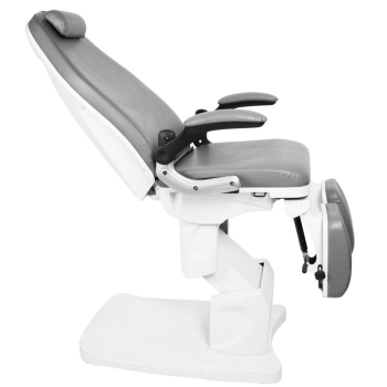 FOTEL PODOLOGICZNY ELEKTR. AZZURRO 709A 3 SILN. SZARY Activ  Q@d